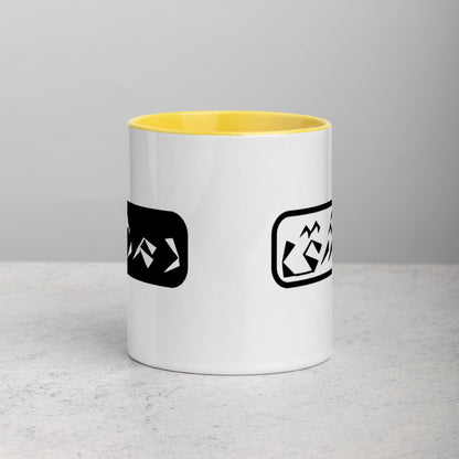 Damascus Mug with Color Inside